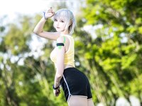 [Cosplay] 瓜希酱 灵笼 白月魁运动服 [15P-50MB]
