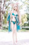 [Cosplay] 仙女月 泽月希娜小姐泳装 [15P-223MB]