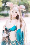 [Cosplay] 仙女月 泽月希娜小姐泳装 [15P-223MB]
