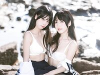 [Cosplay] 三無人型 &不呆猫 水手服百合黑丝 [51P1V-1.02GB]