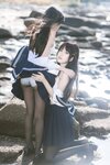 [Cosplay] 三無人型 &不呆猫 水手服百合黑丝 [51P1V-1.02GB]