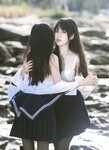 [Cosplay] 三無人型 &不呆猫 水手服百合黑丝 [51P1V-1.02GB]