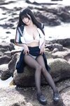 [Cosplay] 三無人型 &不呆猫 水手服百合黑丝 [51P1V-1.02GB]