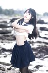 [Cosplay] 三無人型 &不呆猫 水手服百合黑丝 [51P1V-1.02GB]