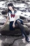 [Cosplay] 三無人型 &不呆猫 水手服百合黑丝 [51P1V-1.02GB]