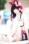 [Cosplay] 九柒喵 狐坂若藻水着 [23P-167MB]