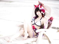 [Cosplay] 九柒喵 狐坂若藻水着 [23P-167MB]