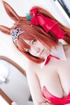 [Cosplay] 阿半今天很开心 赛马娘 大和赤骥兔女郎 [35P-492MB]