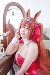[Cosplay] 阿半今天很开心 赛马娘 大和赤骥兔女郎 [35P-492MB]