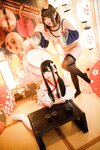 [Cosplay] 胡桃猫Kurumineko & 十万珍吱伏特 - 巫女&僵尸