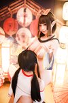 [Cosplay] 胡桃猫Kurumineko & 十万珍吱伏特 - 巫女&僵尸