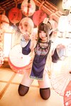 [Cosplay] 胡桃猫Kurumineko & 十万珍吱伏特 - 巫女&僵尸