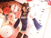 [Cosplay] 胡桃猫Kurumineko & 十万珍吱伏特 - 巫女&僵尸