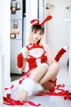 [Cosplay] 洛桑w伊梓 网袜丝带兔兔 [46P4V-423MB]