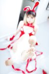 [Cosplay] 洛桑w伊梓 网袜丝带兔兔 [46P4V-423MB]