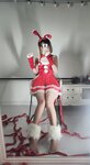 [Cosplay] 洛桑w伊梓 网袜丝带兔兔 [46P4V-423MB]