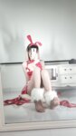 [Cosplay] 洛桑w伊梓 网袜丝带兔兔 [46P4V-423MB]