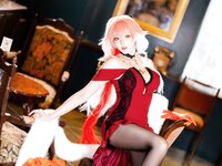 [Cosplay] 瓜希酱 鸣潮 长离必胜客 [18P-74MB]