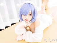 [Cosplay] 九九八吖 蕾姆小绵羊 [36P-131MB]