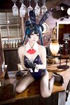 [Cosplay] 九柒喵 蔚蓝档案 龙华妃咲 兔女郎 [59P-613MB]