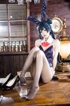[Cosplay] 九柒喵 蔚蓝档案 龙华妃咲 兔女郎 [59P-613MB]