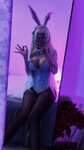 [Cosplay] 洛桑w伊梓 明日奈兔女郎 [63P-282MB]