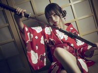 [Cosplay] Leader Bai Yizi 萌妹白易子教主 - Kimono 1 和服1