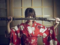 [Cosplay] Leader Bai Yizi 萌妹白易子教主 - Kimono 1 和服1