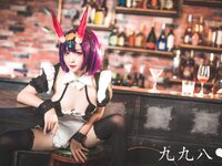 [Cosplay] 九九八吖 FGO 酒吞女仆 [70P-0.98GB]