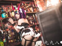 [Cosplay] 九九八吖 FGO 酒吞女仆 [70P-0.98GB]
