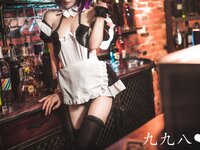 [Cosplay] 九九八吖 FGO 酒吞女仆 [70P-0.98GB]