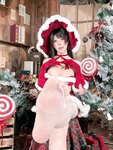 [Cosplay] Yiko湿润兔 2025年12月作品 魔法圣诞星 [128P2V-2.41GB]