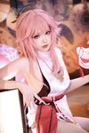 [Cosplay] 雪晴Astra 原神 八重神子 [60P2V-1.67GB]
