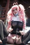 [Cosplay] 您的蛋蛋 交错战线 粉毛卡提娜 [93P-2.18GB]