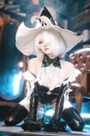 [Cosplay] 屿鱼 尼尔：机械纪元 2B 万圣女巫同人 [70P-596MB]