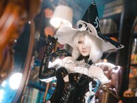 [Cosplay] 屿鱼 尼尔：机械纪元 2B 万圣女巫同人 [70P-596MB]