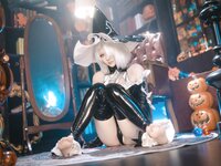 [Cosplay] 屿鱼 尼尔：机械纪元 2B 万圣女巫同人 [70P-596MB]