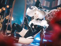 [Cosplay] 屿鱼 尼尔：机械纪元 2B 万圣女巫同人 [70P-596MB]