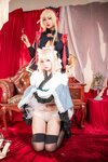[Cosplay] 是一只熊仔吗 &小容仔咕咕咕w FGO 冲田总司 魔神冲田 双人捆绑 [54P-352MB]
