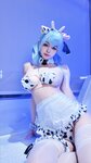 [Cosplay] 小仓千代w 天雨亚子 奶牛比基尼 蔚蓝档案 [33P-72MB]