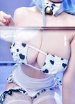 [Cosplay] 小仓千代w 天雨亚子 奶牛比基尼 蔚蓝档案 [33P-72MB]