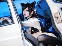 [Cosplay] 屿鱼 碧蓝航线 爱宕赛车服 [114P-1.42GB]