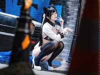 [Cosplay] 屿鱼 碧蓝航线 爱宕赛车服 [114P-1.42GB]