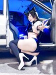 [Cosplay] 屿鱼 碧蓝航线 爱宕赛车服 [114P-1.42GB]