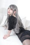 [Cosplay] Machi馬吉 2023.08 黑絲+私人內衣 [43P-45MB]