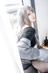 [Cosplay] Machi馬吉 2023.08 黑絲+私人內衣 [43P-45MB]