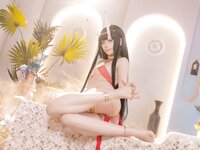 [Cosplay] 屿鱼 碧蓝航线 能代 赤纱浴影 [80P-472MB]