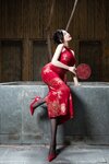 [XR] Yang Chen Chen (杨晨晨Yome) - 秀人网模特 红色旗袍