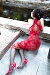 [XR] Yang Chen Chen (杨晨晨Yome) - 秀人网模特 红色旗袍