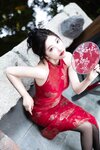 [XR] Yang Chen Chen (杨晨晨Yome) - 秀人网模特 红色旗袍
